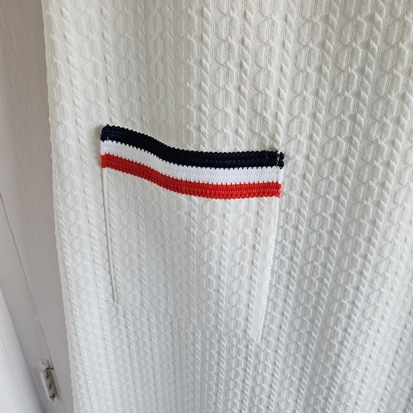 White with stripes retro dress Size XL - Picture 4 of 11